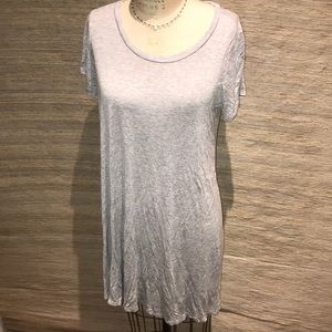 Gray T-shirt dress